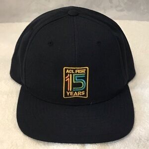 Yupoong Austin City Limits ACL Music Fest Site Ops Adjustable Black Cap